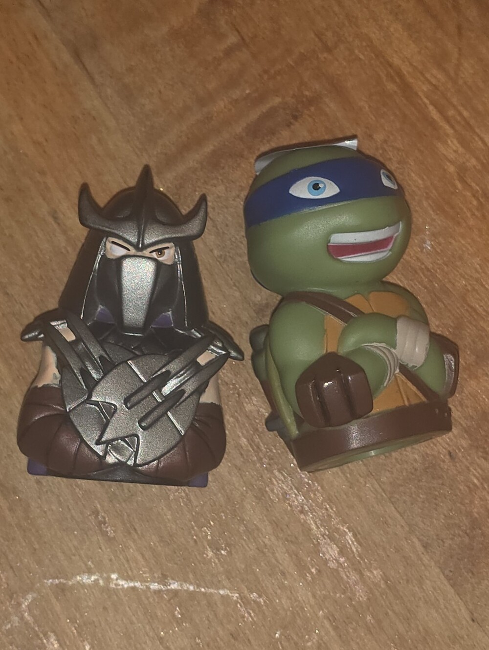 Tmnt Teenage Mutant Ninja Turtles Leonardo & Shredder Yubi Finger Puppets